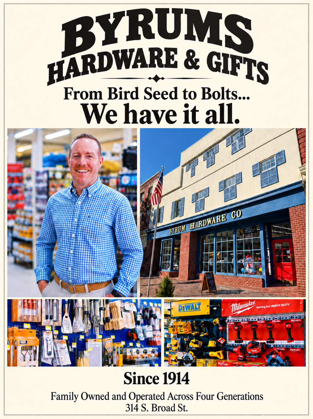 Byrum Hardware — advertisement